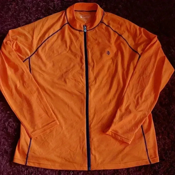 Coolibar mens packable sunblock jacket UPF 50 size XL - Picture 1 of 6